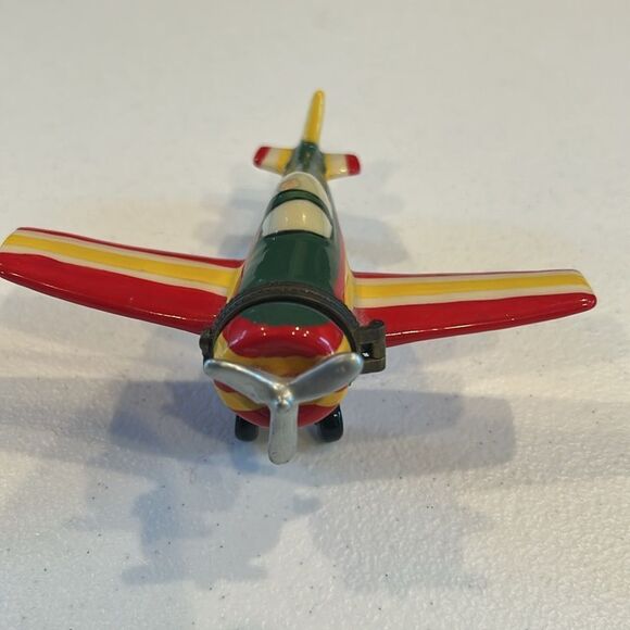 Stunt flyer airplane with little guy trinket box - Picture 3 of 8